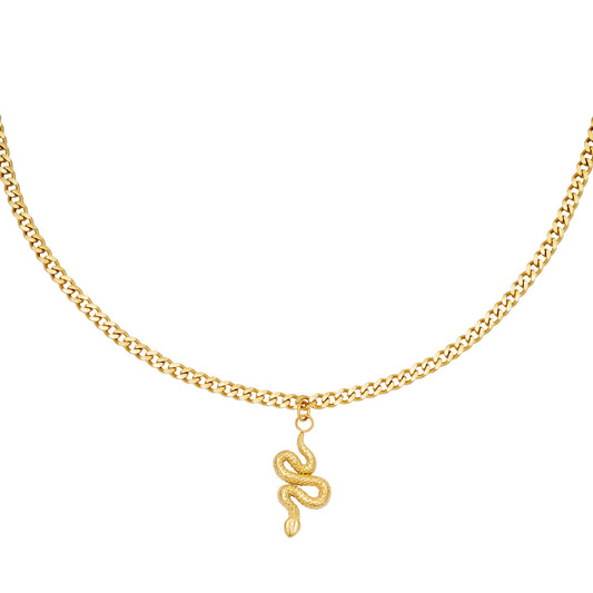 Stainless Steel Snake Gold