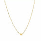 Stainless steel butterfly necklace