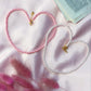 Pearl necklace light pink