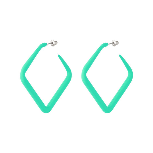 Retro earrings Mint