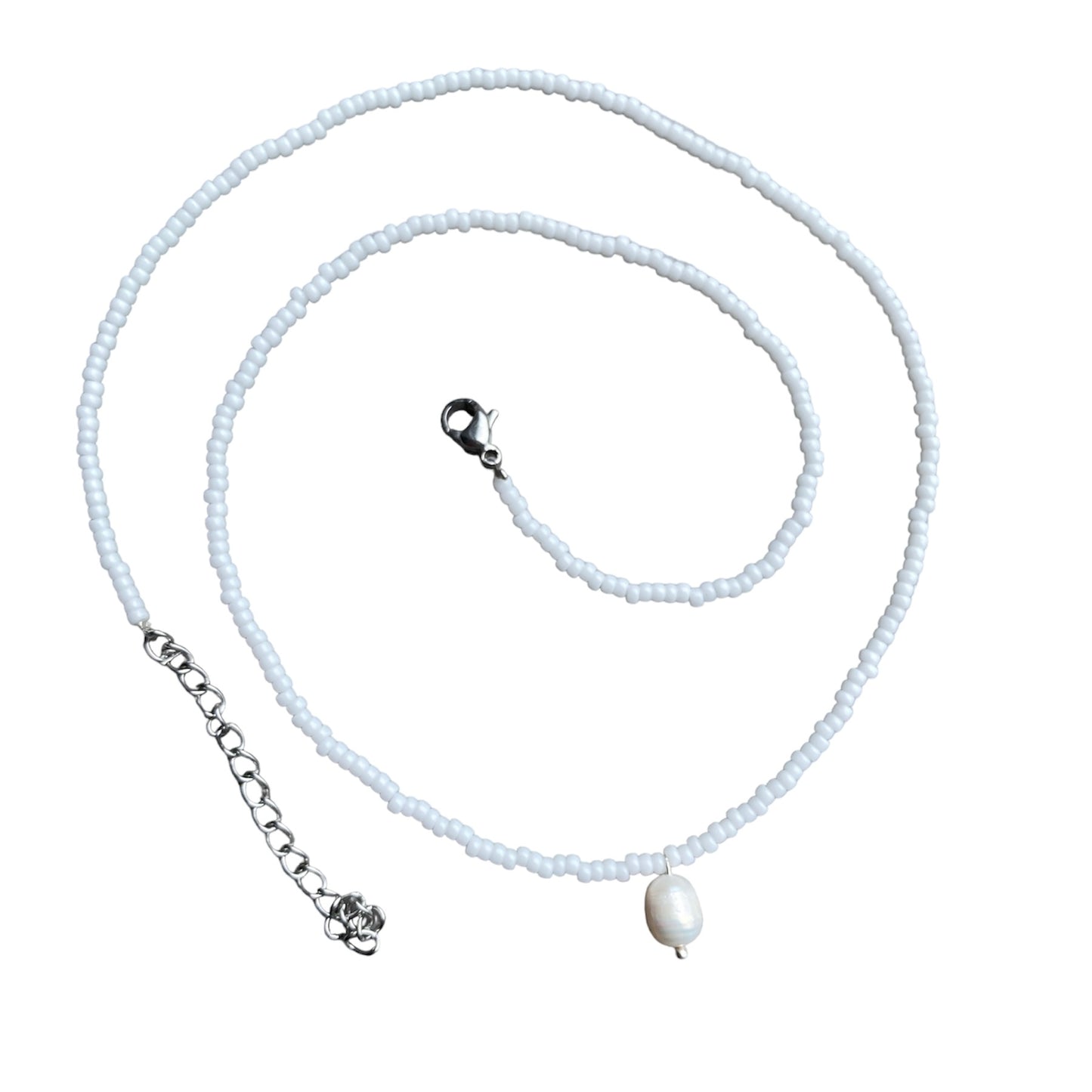 Kralenketting White Pearl