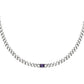 Stainless steel Lilac stone necklace