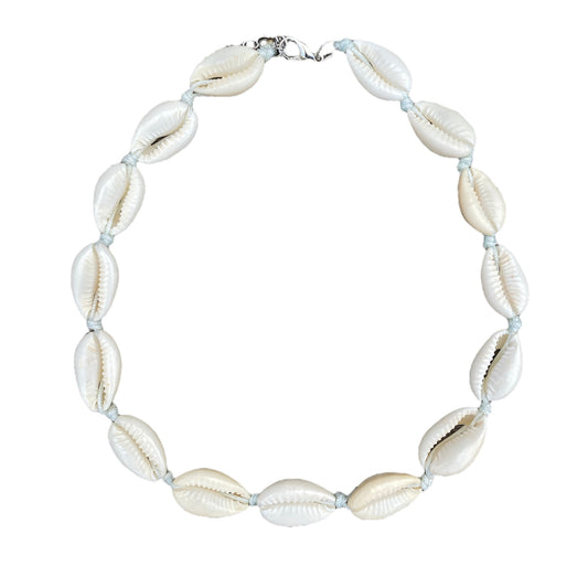 Shell choker blue